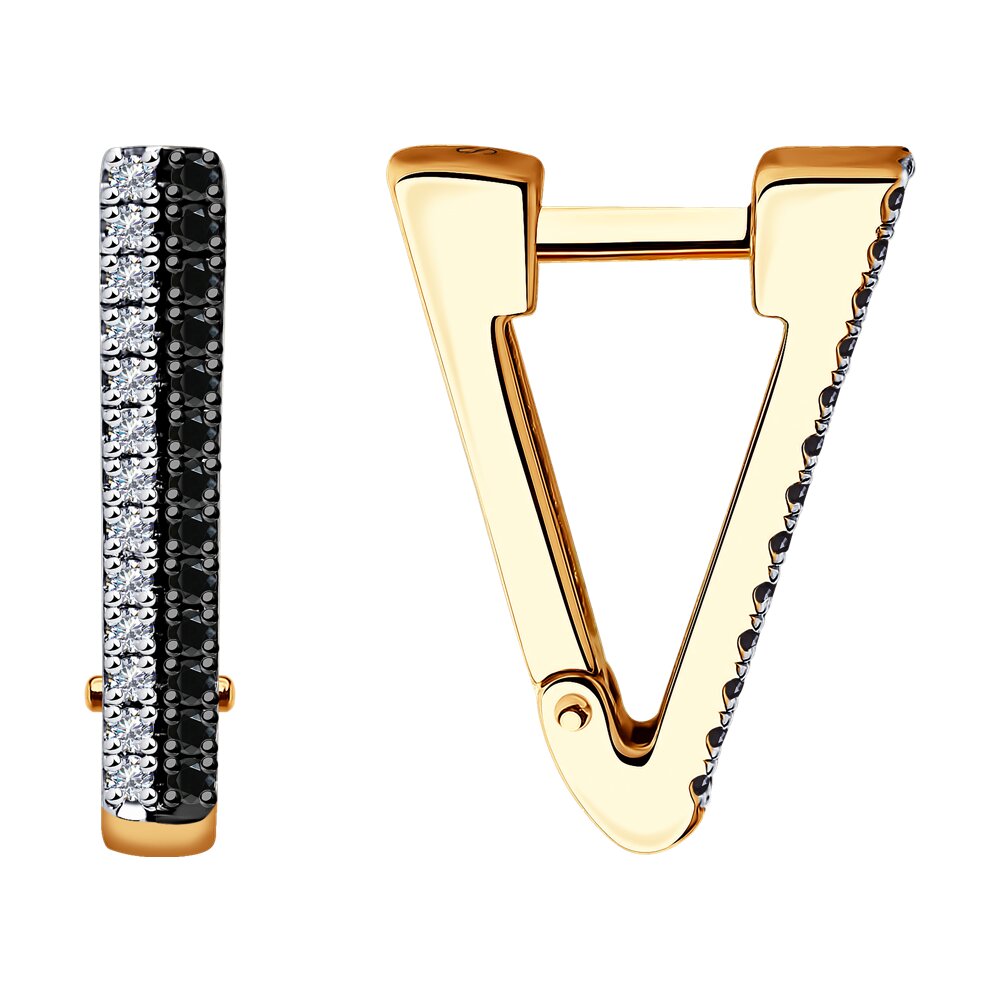 

Серьги из красного золота SOKOLOV Diamonds 7020048, бриллиант, 7020048