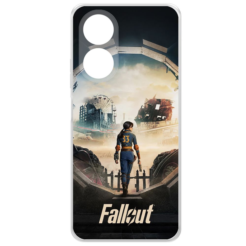 

Чехол-накладка Krutoff Clear Case Фоллаут (Fallout) - Убежище 33 для Oppo A58 4G, Прозрачный