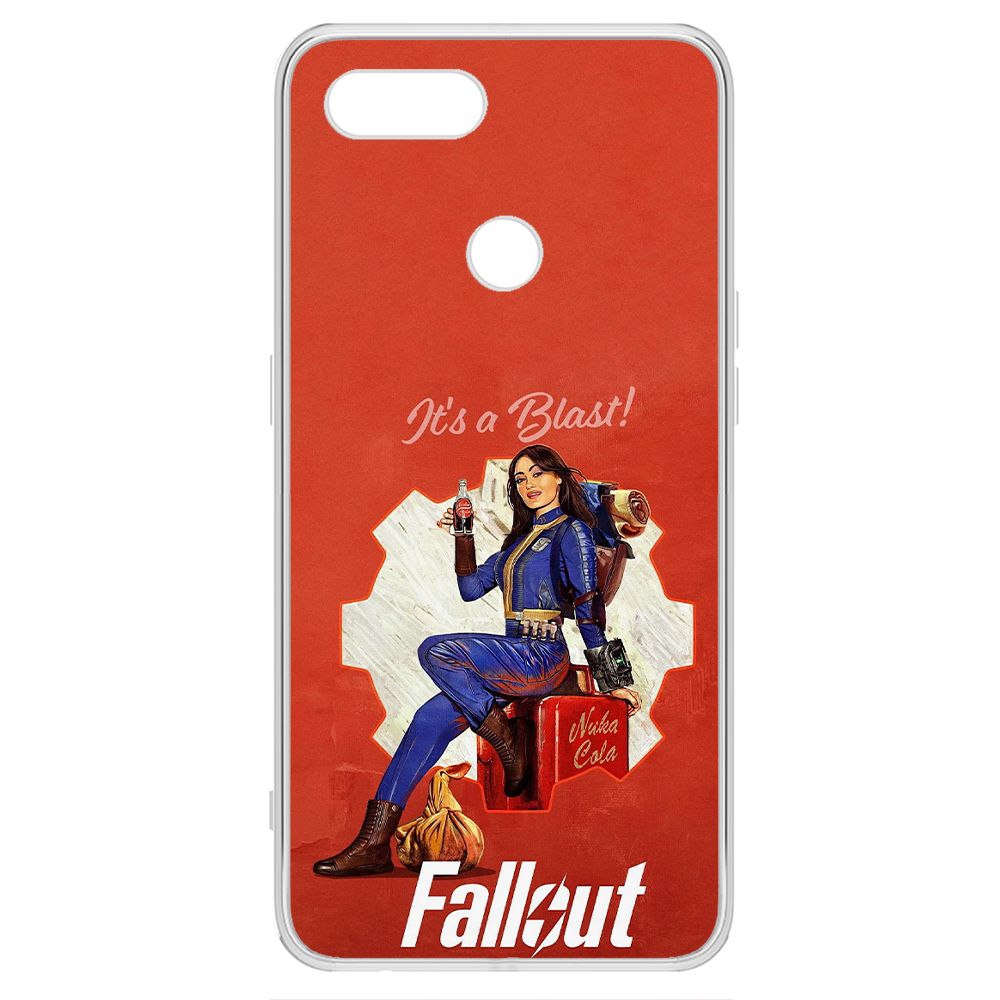 

Чехол-накладка Krutoff Clear Case Фоллаут (Fallout) - Это взрыв! для Oppo A5s, Прозрачный