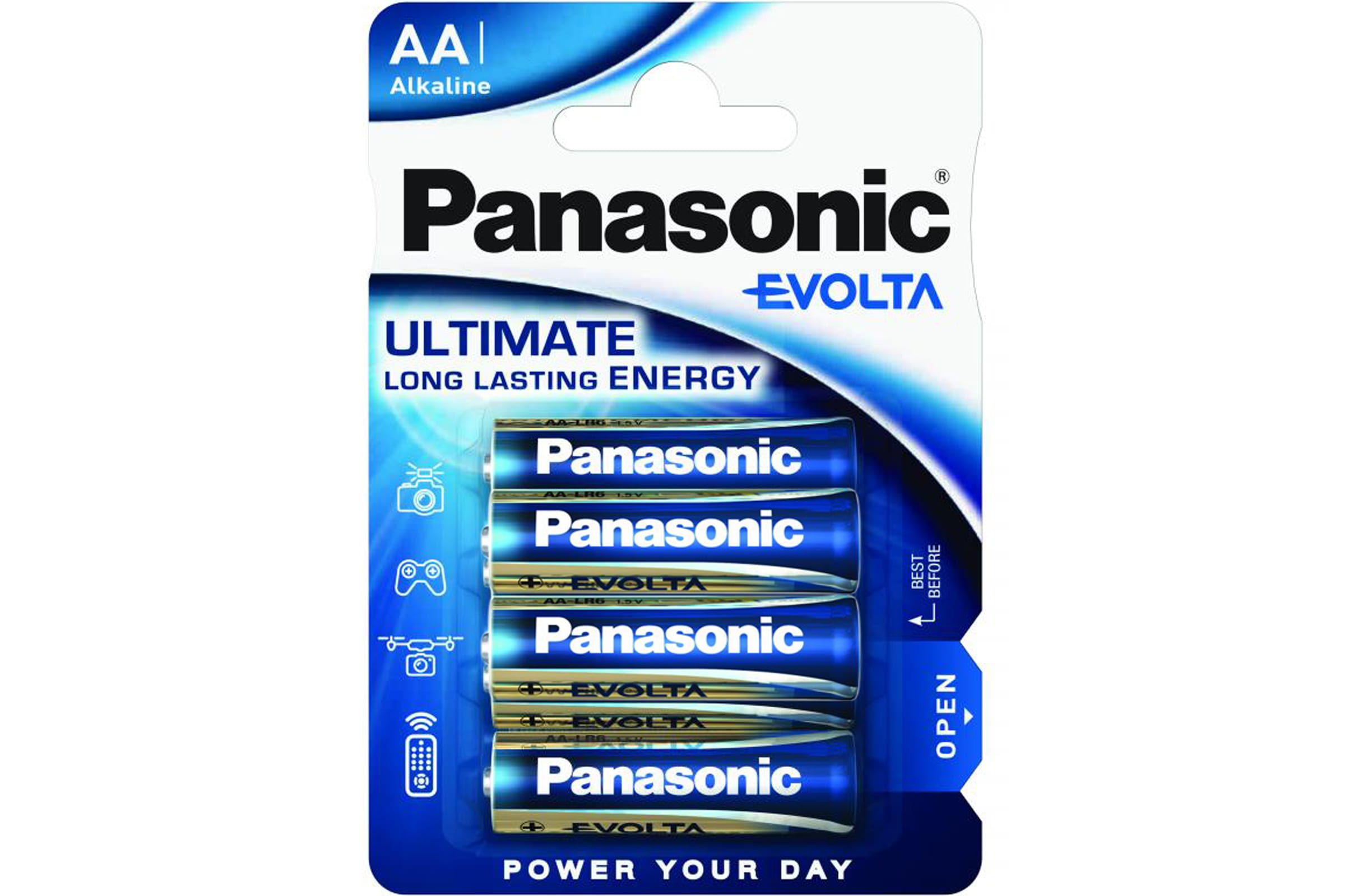 

Panasonic Элементы питания LR6 EVOLTA BL*6 4+2 батарейка 6173