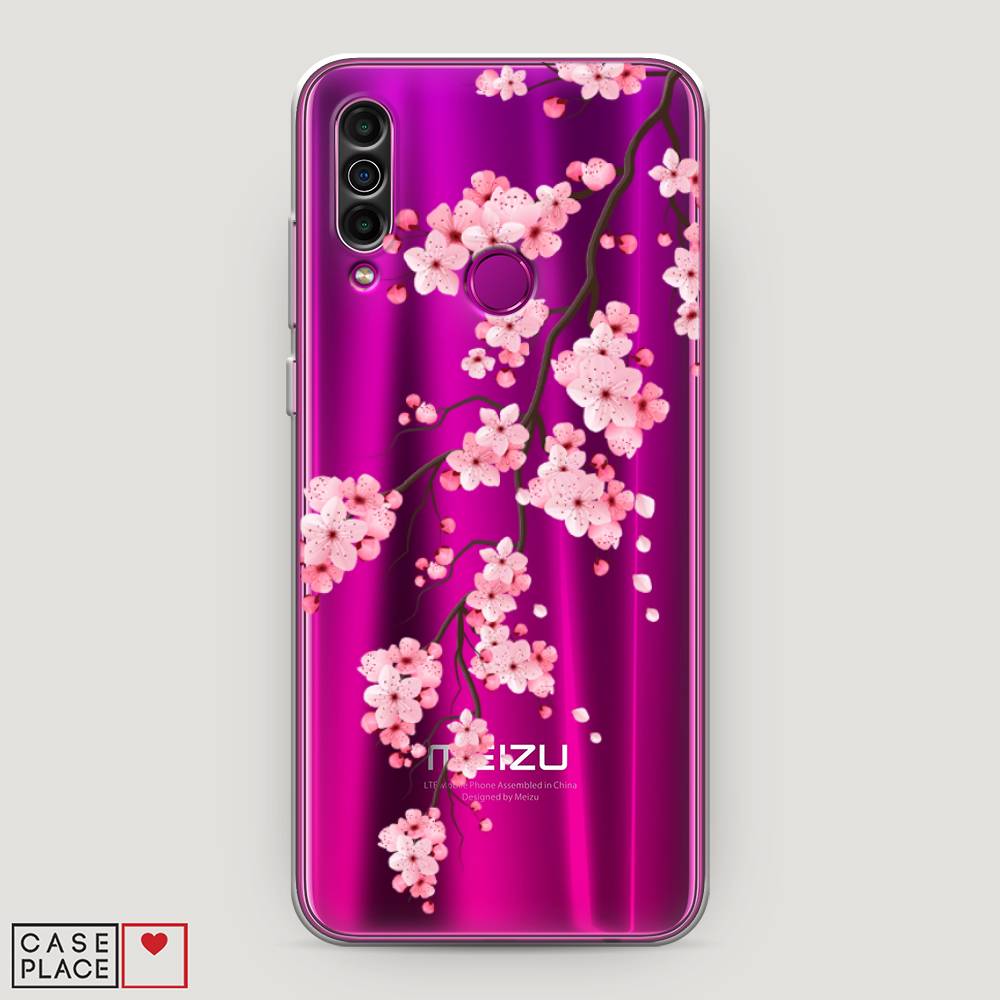 

Чехол Awog на Meizu M10 "Розовая сакура", Розовый;коричневый, 73850-8