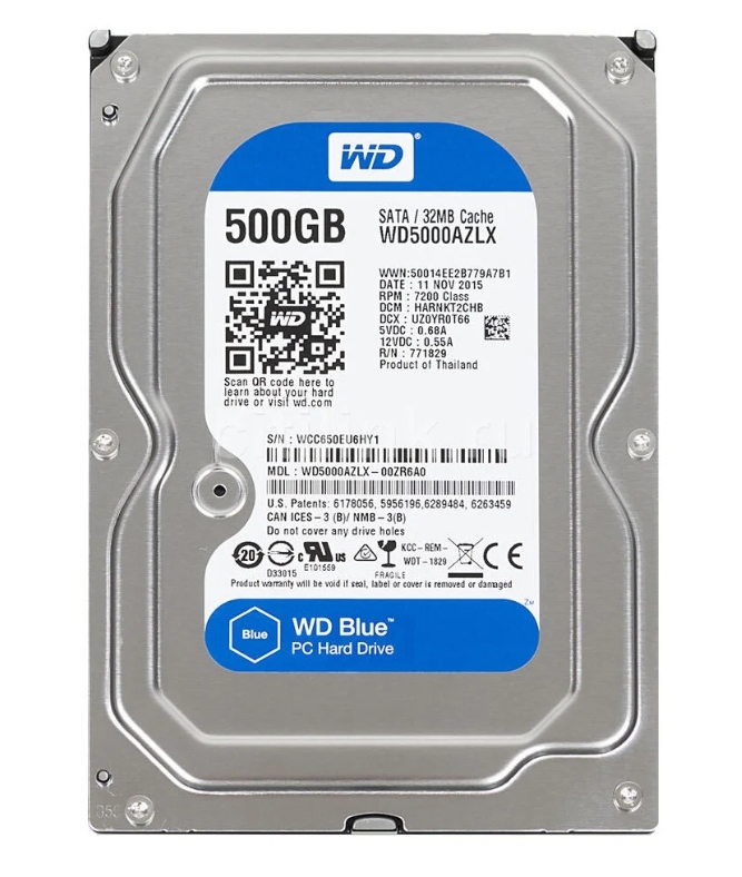 

Hdd Wd Wd5000Azlx-Fr 500 Гб, WD5000AZLX-FR
