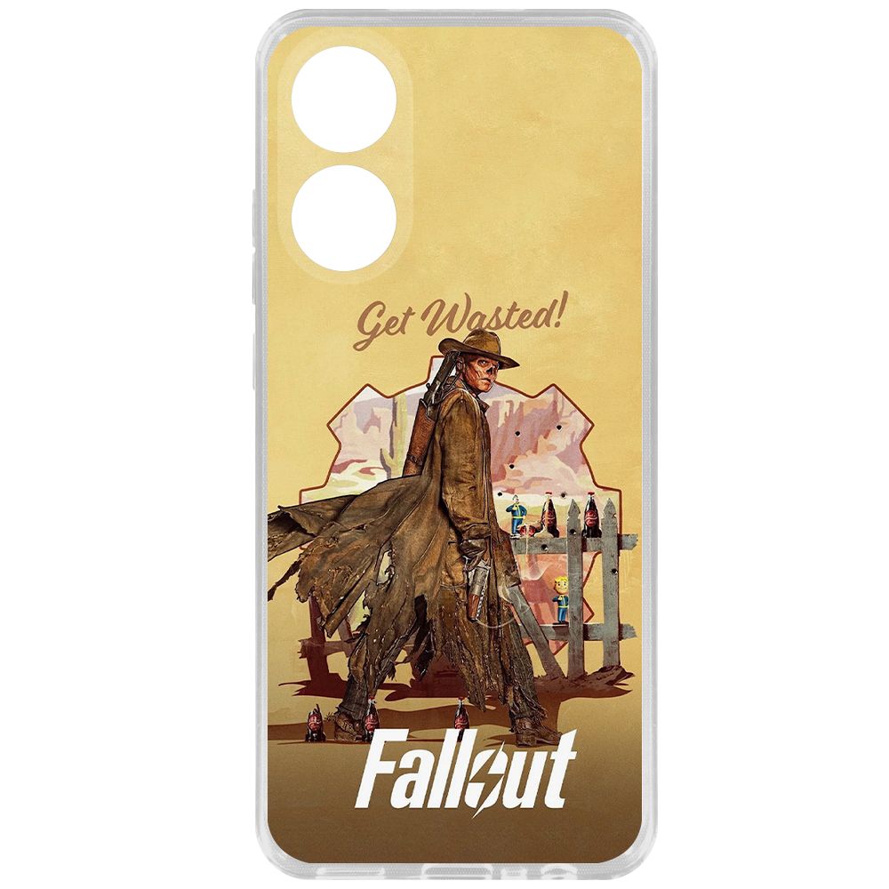

Чехол-накладка Krutoff Clear Case Фоллаут (Fallout) - Давай напьемся! для Oppo A78 4G, Прозрачный