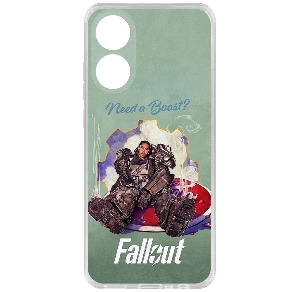 

Чехол-накладка Krutoff Clear Case Фоллаут (Fallout) - Нужно ускорение для Oppo A78 4G, Прозрачный