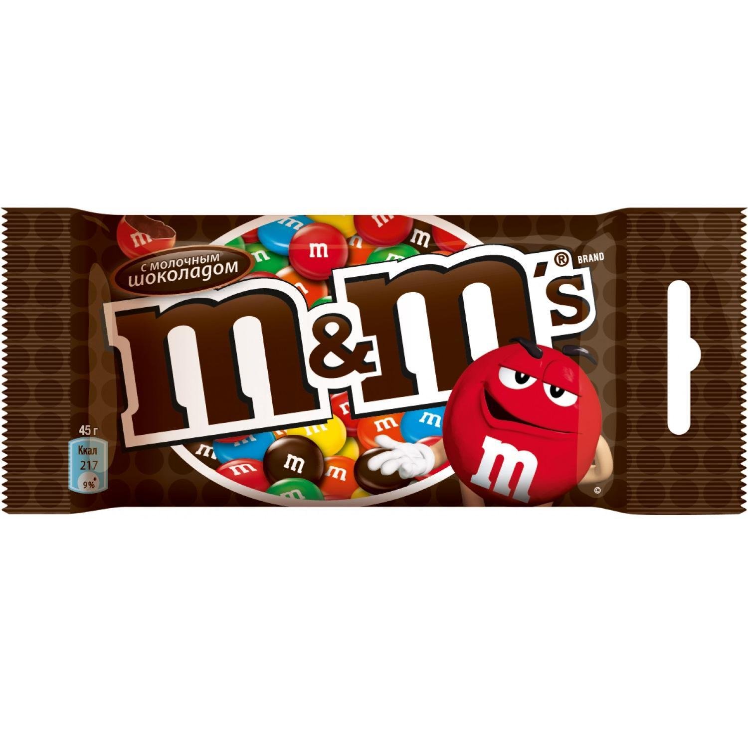 

Конфеты шоколадные M&M's драже в разноцветной глазури 45 г