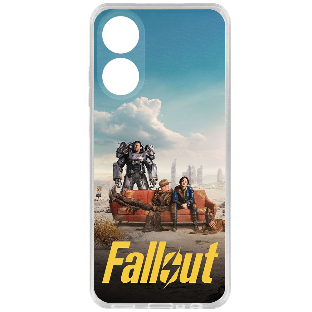

Чехол-накладка Krutoff Clear Case Фоллаут (Fallout) - Постер для Oppo A78 4G, Прозрачный