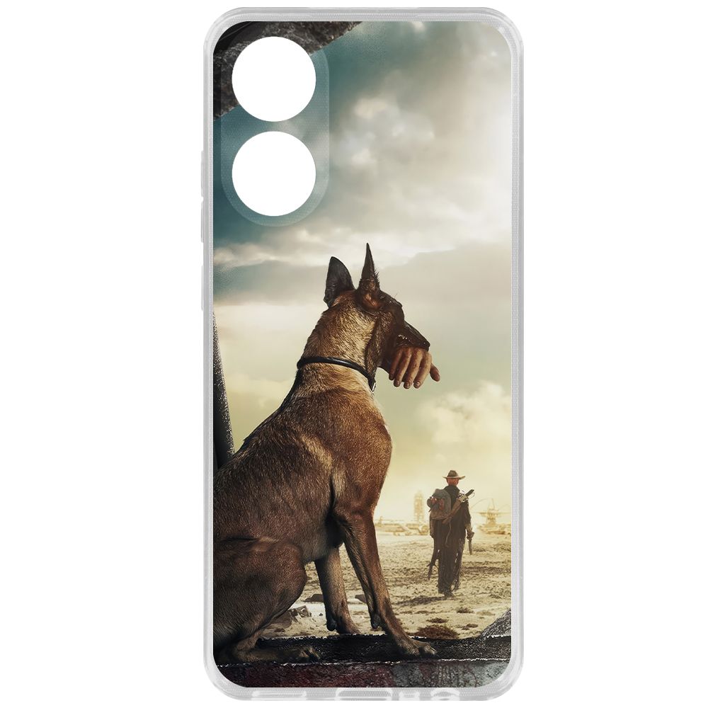 

Чехол-накладка Krutoff Clear Case Фоллаут (Fallout) - Псина для Oppo A78 4G, Прозрачный
