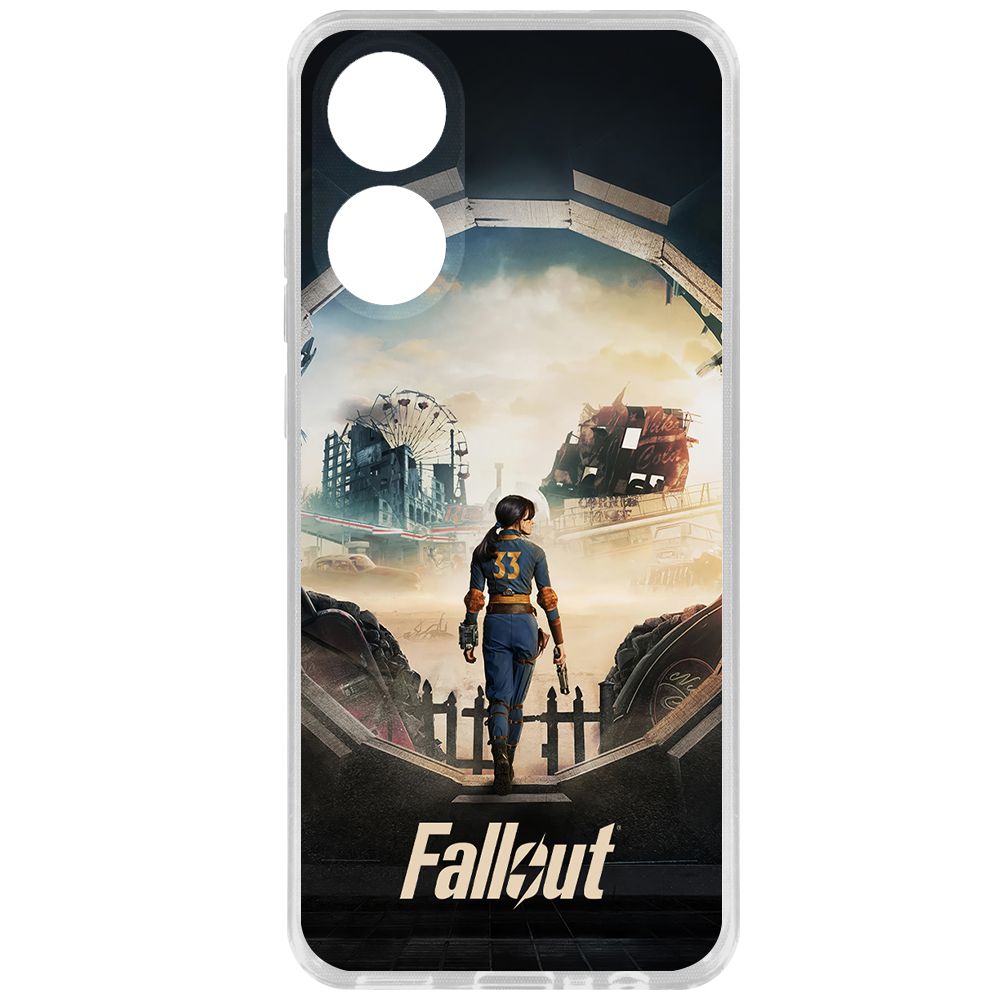 

Чехол-накладка Krutoff Clear Case Фоллаут (Fallout) - Убежище 33 для Oppo A78 4G, Прозрачный