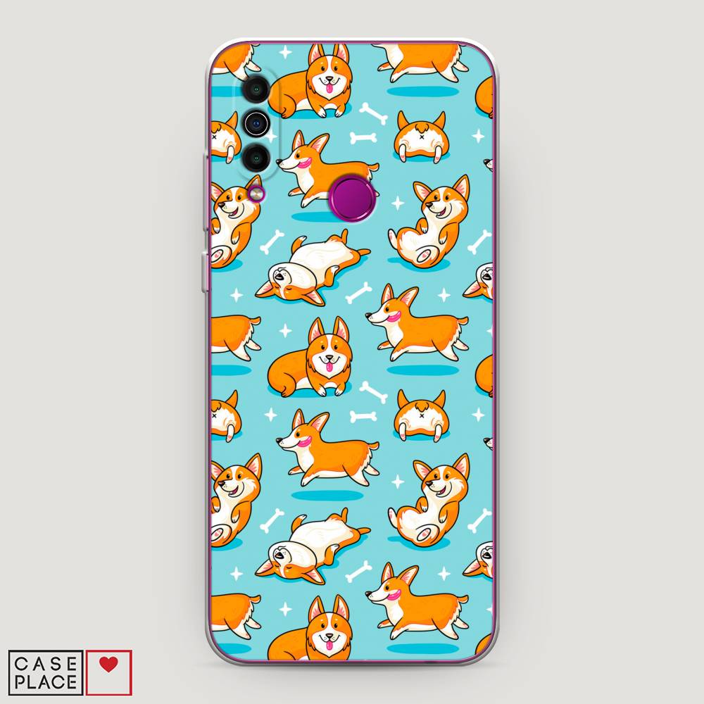 

Чехол Awog на Meizu M10 "Веселые корги", Коричневый, 73850-2
