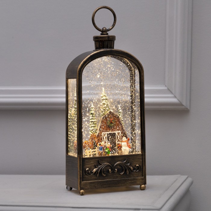 

Световая фигура Luazon Lighting Фонарь с детьми и лошадкой Р00011586 белый теплый, Фонарь с детьми и лошадкой
