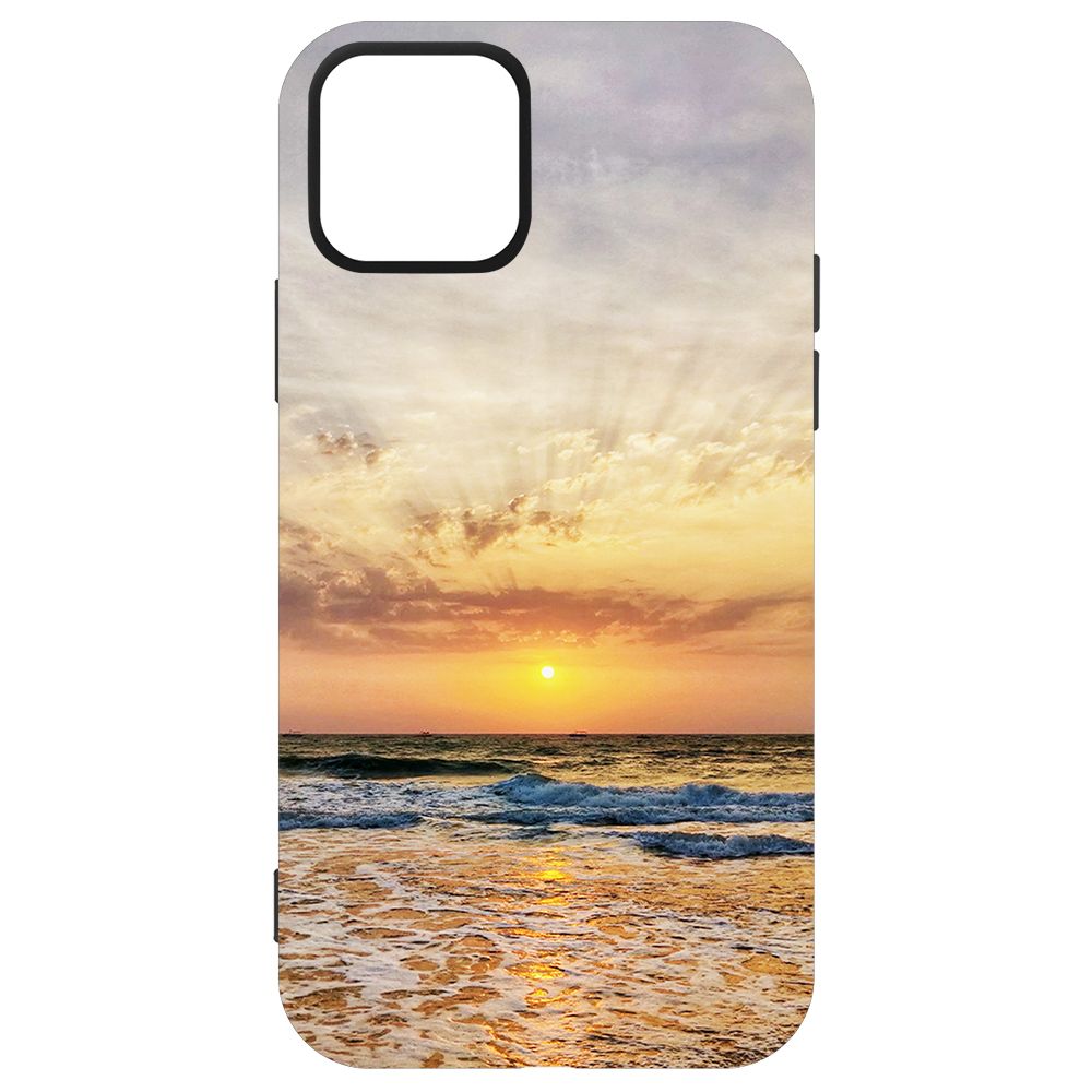 

Чехол-накладка Krutoff Soft Case Индия, Пляжи Гоа для iPhone 12 черный