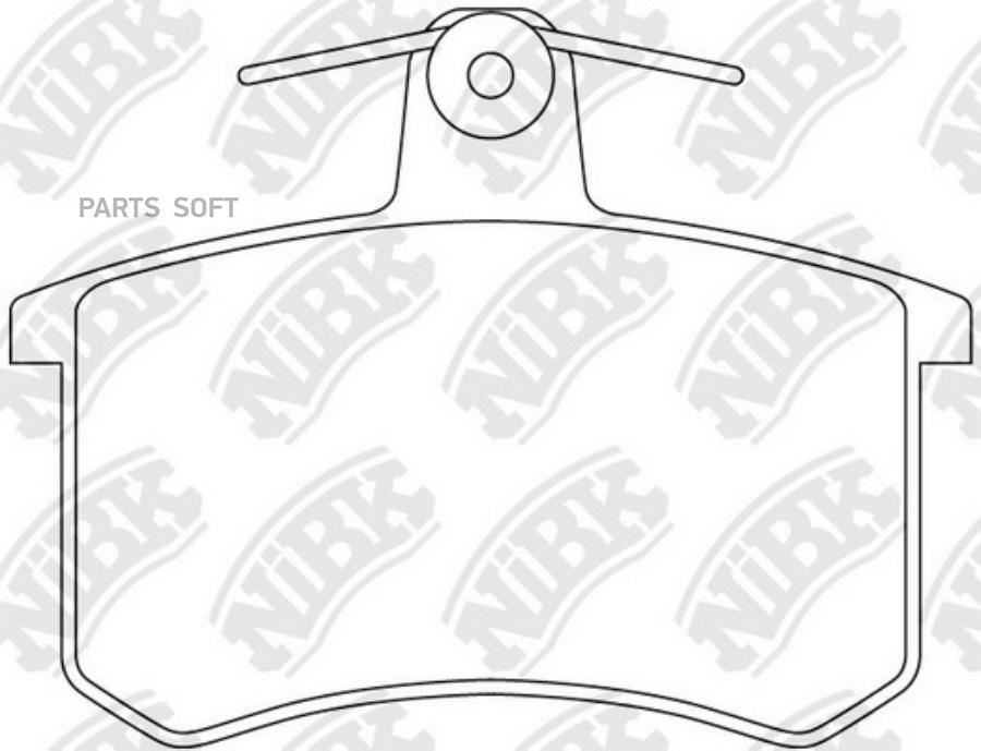 

Тормозные колодки NiBK задние PN0017