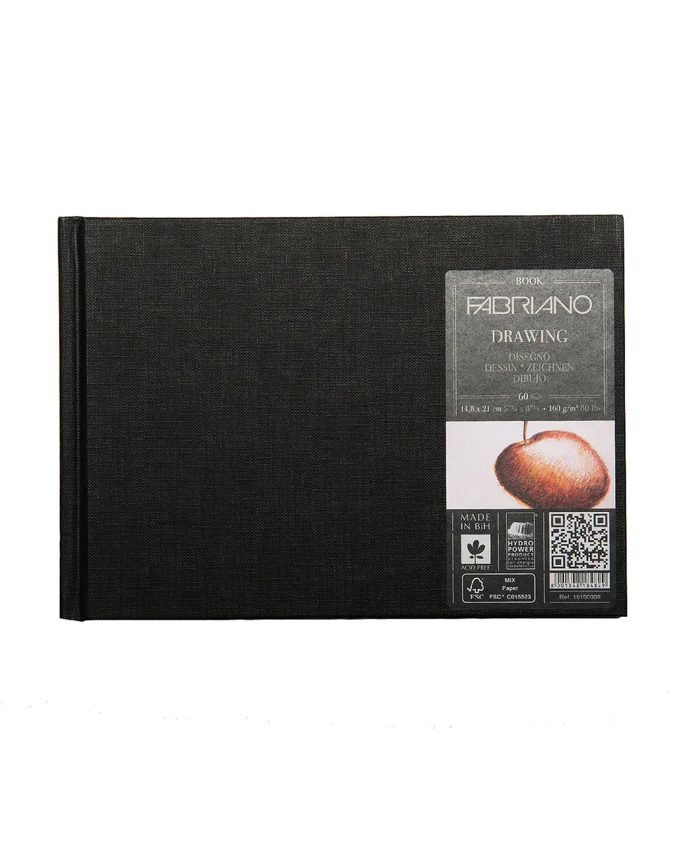 

Блокнот для зарисовок FABRIANO Drawingbook 60л. 148x210мм