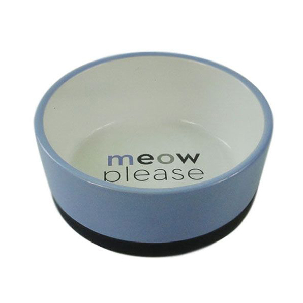 фото Миска для животных foxie meow керамика 360 мл