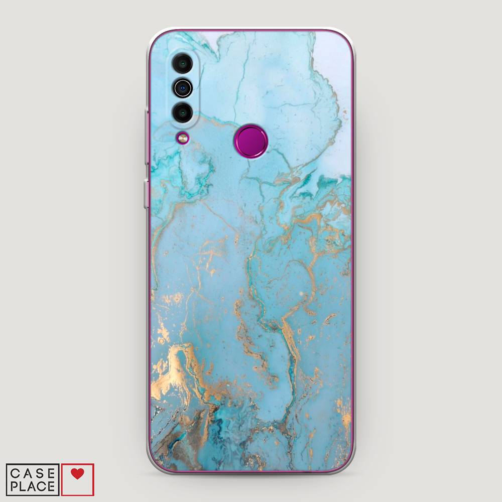 

Чехол Awog на Meizu M10 "Голубой мрамор рисунок", 73850-3