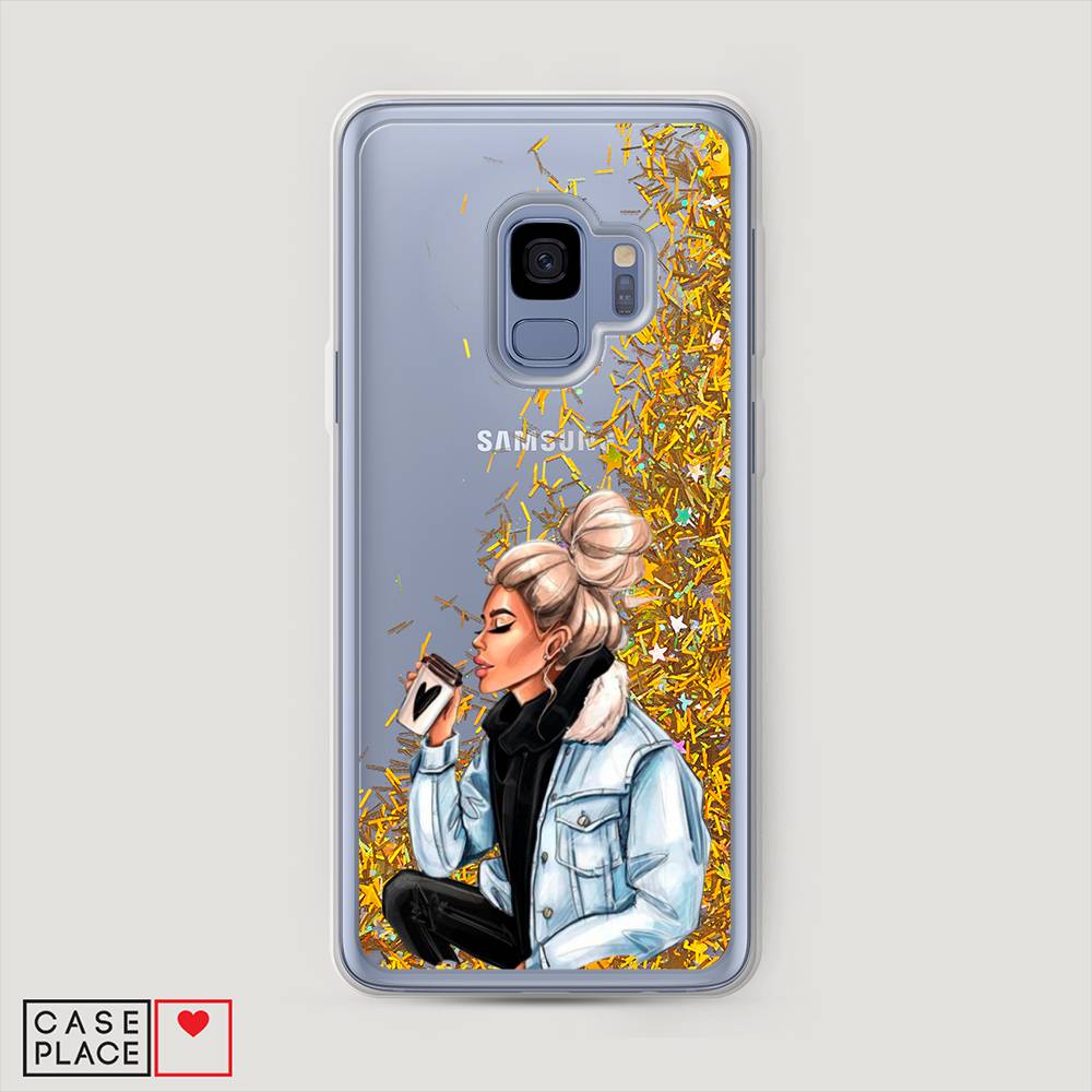 

Чехол Awog на Samsung Galaxy S9 "Cute girl", Коричневый;бежевый, 25790-1
