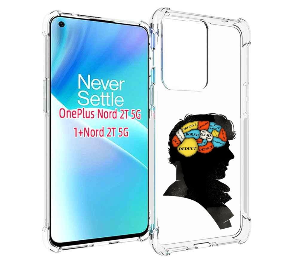 

Чехол MyPads темный рисунок для OnePlus Nord 2T, Прозрачный, Tocco