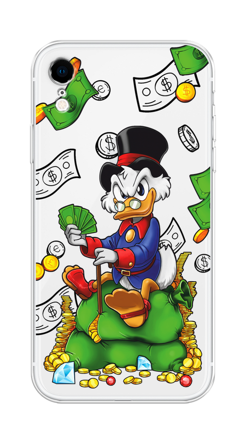 

Чехол Homey на Apple iPhone XR "Scrooge Richness", Черный;синий;зеленый, 12050-1
