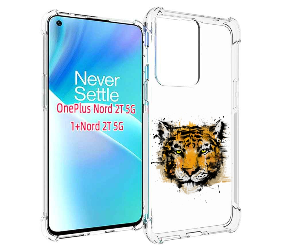 

Чехол MyPads тигруля для OnePlus Nord 2T, Прозрачный, Tocco