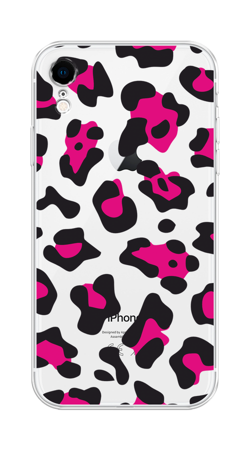 

Чехол Homey на Apple iPhone XR "Pink cow spots", Черный;розовый, 12050-1