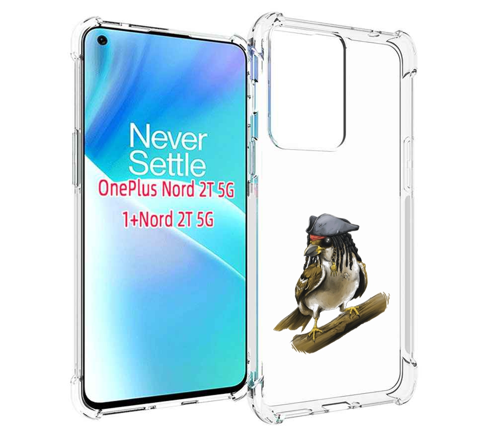 

Чехол MyPads Джек воробей для OnePlus Nord 2T, Прозрачный, Tocco