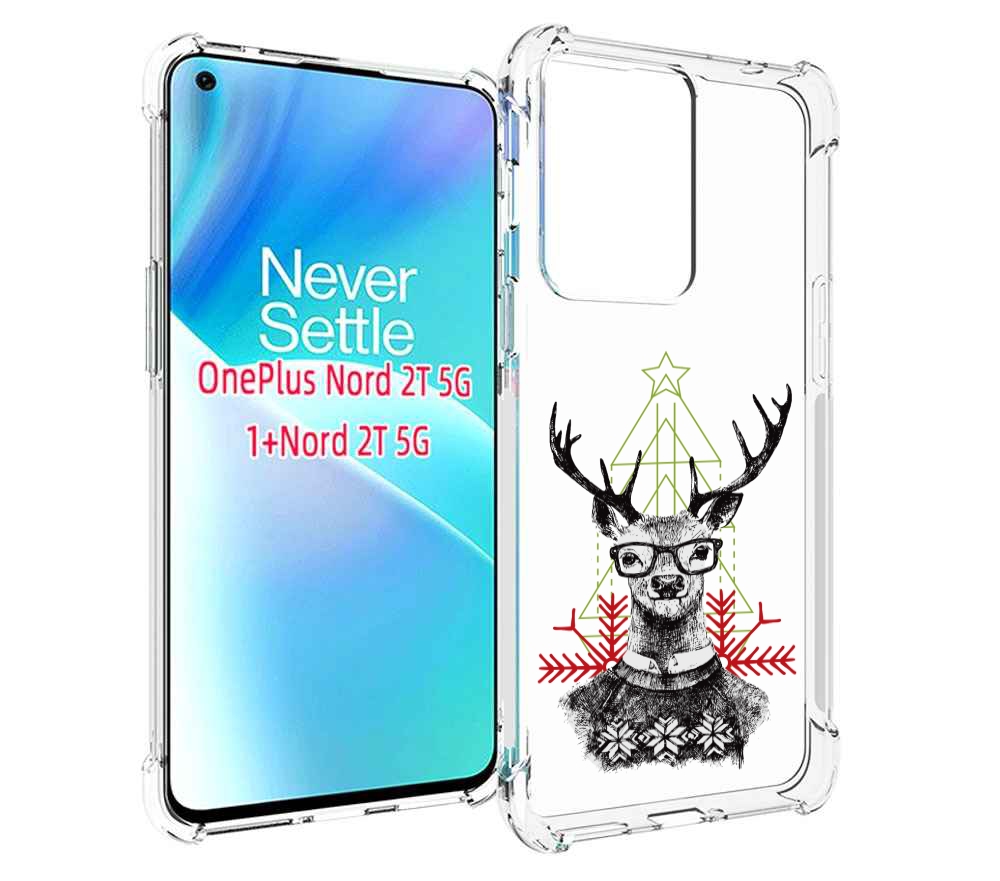 

Чехол MyPads умный олень для OnePlus Nord 2T, Прозрачный, Tocco