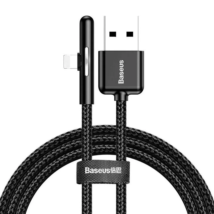 

Кабель Baseus Iridescent Lamp USB - Lightning 2.4А, 1 м, черный