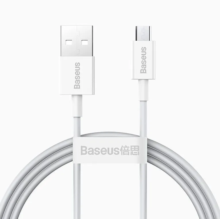 

Кабель Baseus Superior Series USB - Micro USB Fast Charging 2А, 1 м, белый