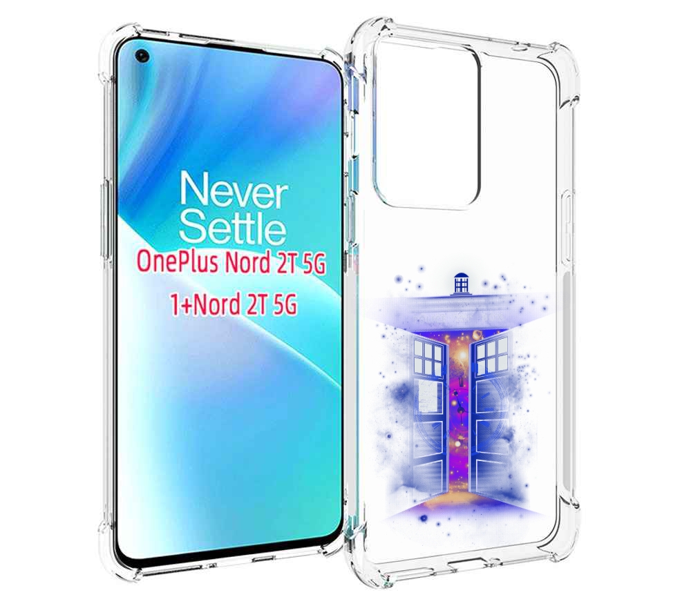

Чехол MyPads фиолетовый уголок абстракция для OnePlus Nord 2T, Прозрачный, Tocco