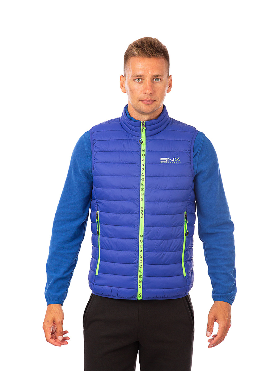 

Утепленный жилет мужской Scuola Nautica Italiana 132948 голубой M, 132948