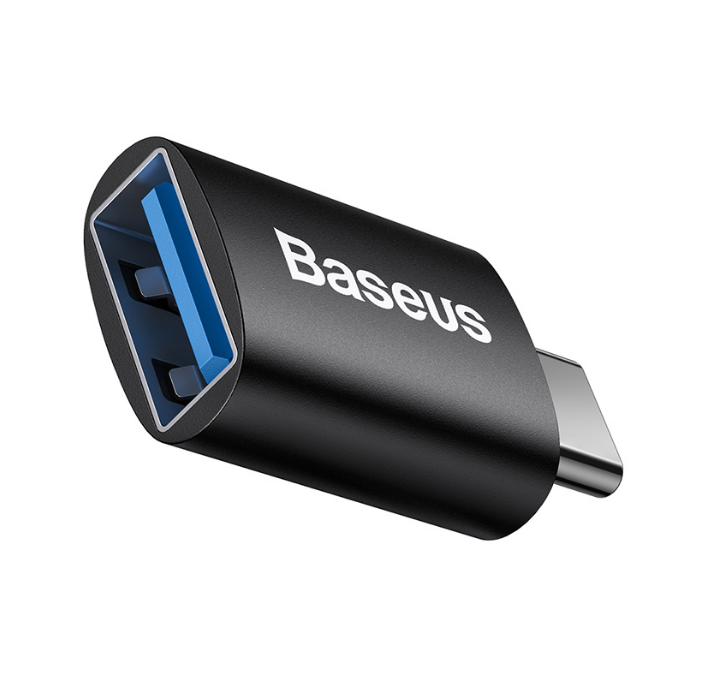 

переходник BASEUS Ingenuity Series Mini OTG, USB-A 3.1- Type-C, черный
