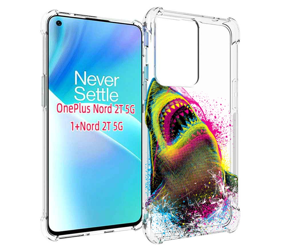 

Чехол MyPads челюсти-2 для OnePlus Nord 2T, Прозрачный, Tocco
