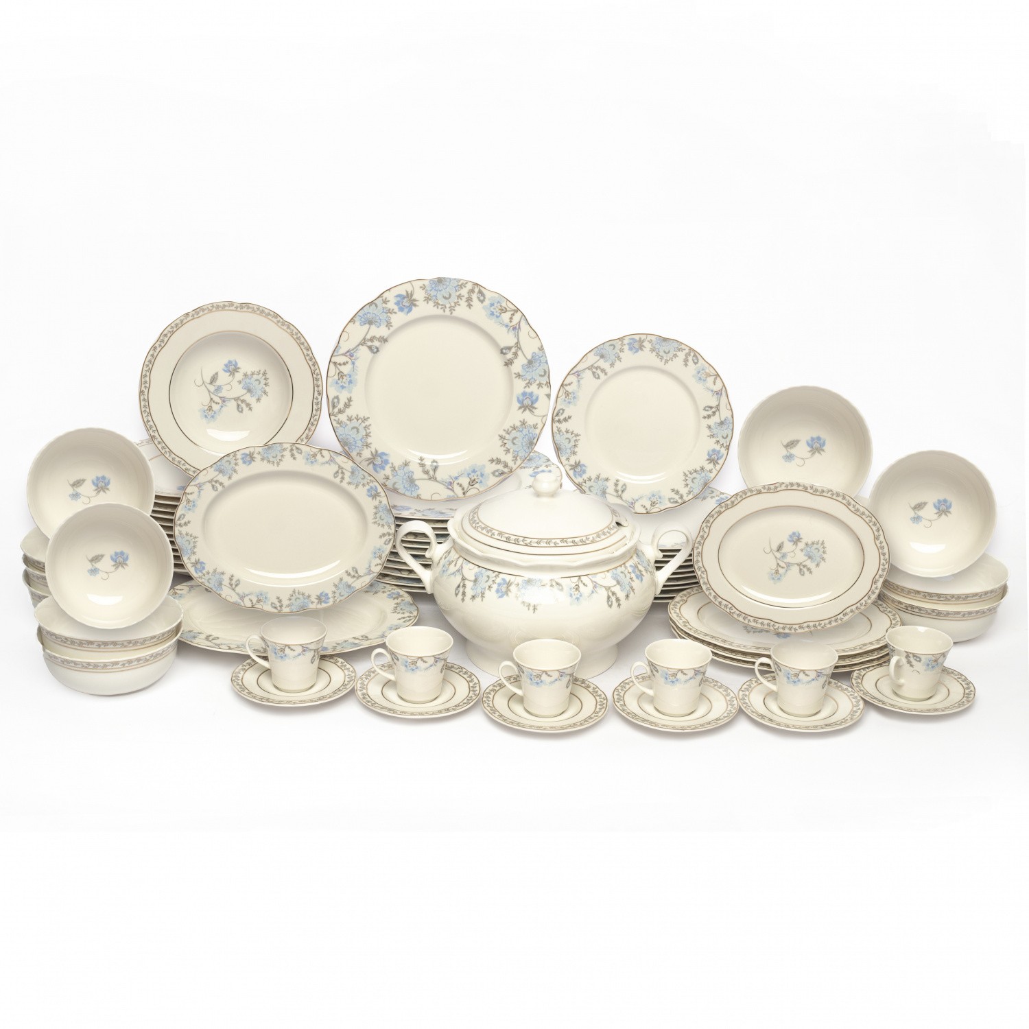 фото Комплект столовой посуды kutahya porselen olympos 68 предметов 542ol kutahya porcelen