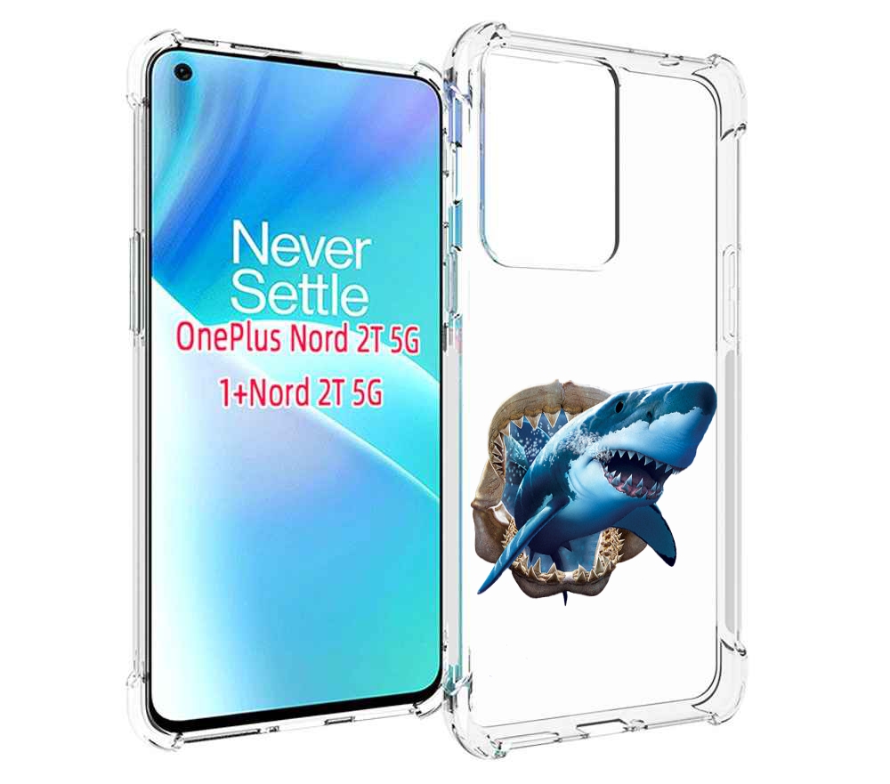 

Чехол MyPads челюсти для OnePlus Nord 2T, Прозрачный, Tocco