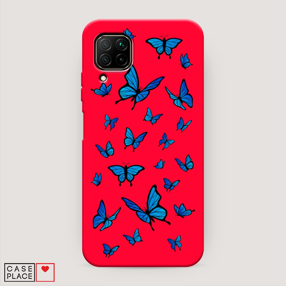 

Чехол Awog на Huawei P40 lite/Nova 6 SE/Nova 7i "Синие бабочки", Разноцветный, 611653-1