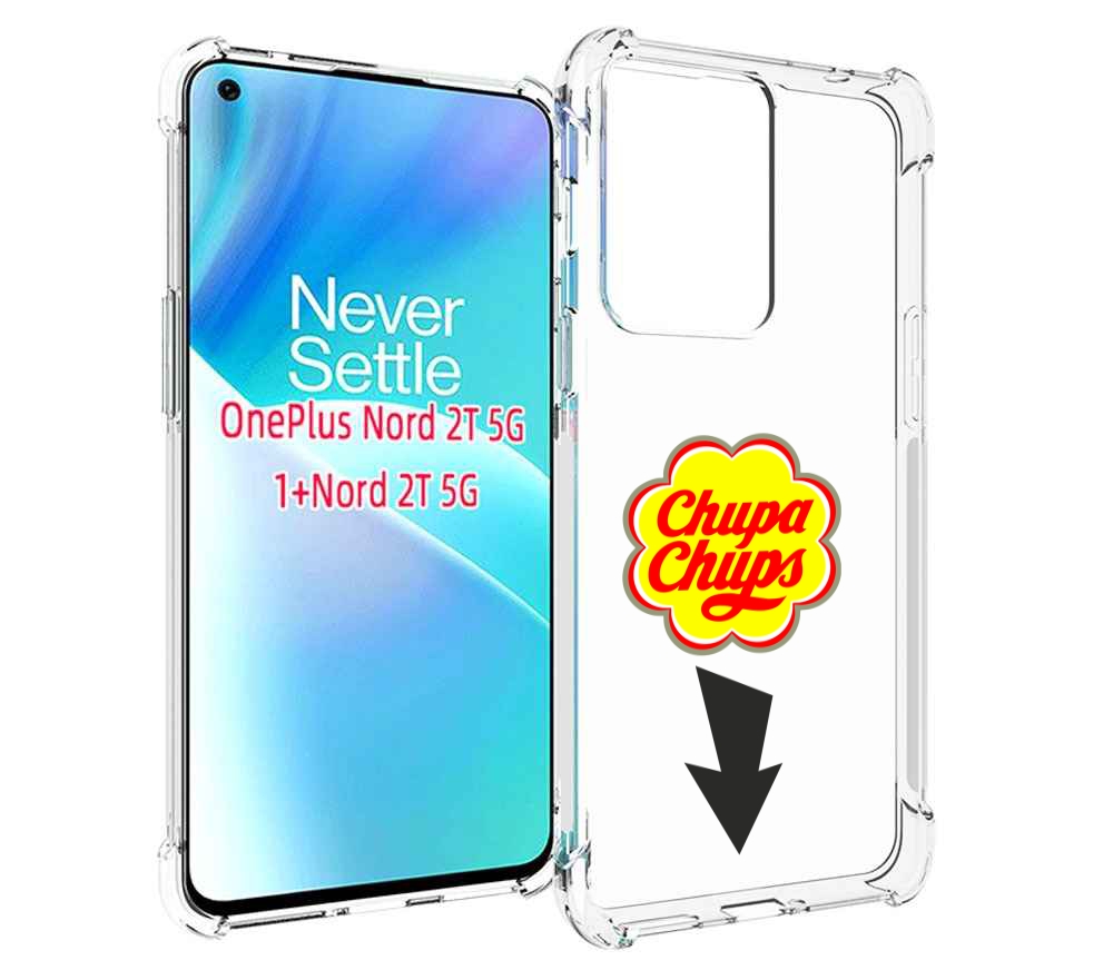 

Чехол MyPads чупа чупс для OnePlus Nord 2T, Прозрачный, Tocco