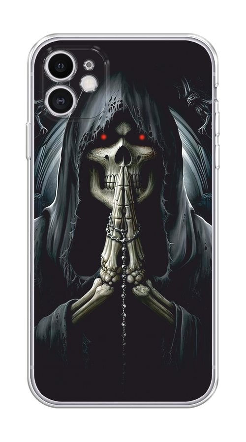 

Чехол Homey на Apple iPhone 11 "Молитва", Серый, 12150-1