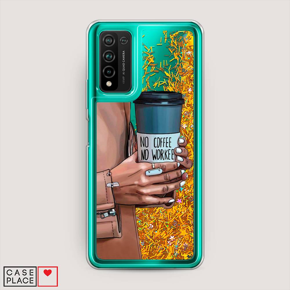 

Чехол Awog на Honor 10X Lite "No coffee", Коричневый;серый, 6104690-1
