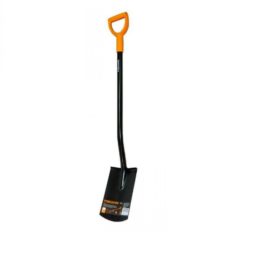 

Лопата совковая Fiskars Solid 1026683 19,5 см с черенком, Черный, Solid