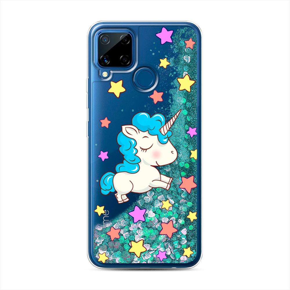 

Чехол Awog на Realme C15 "Звездный единорог", 255095-1