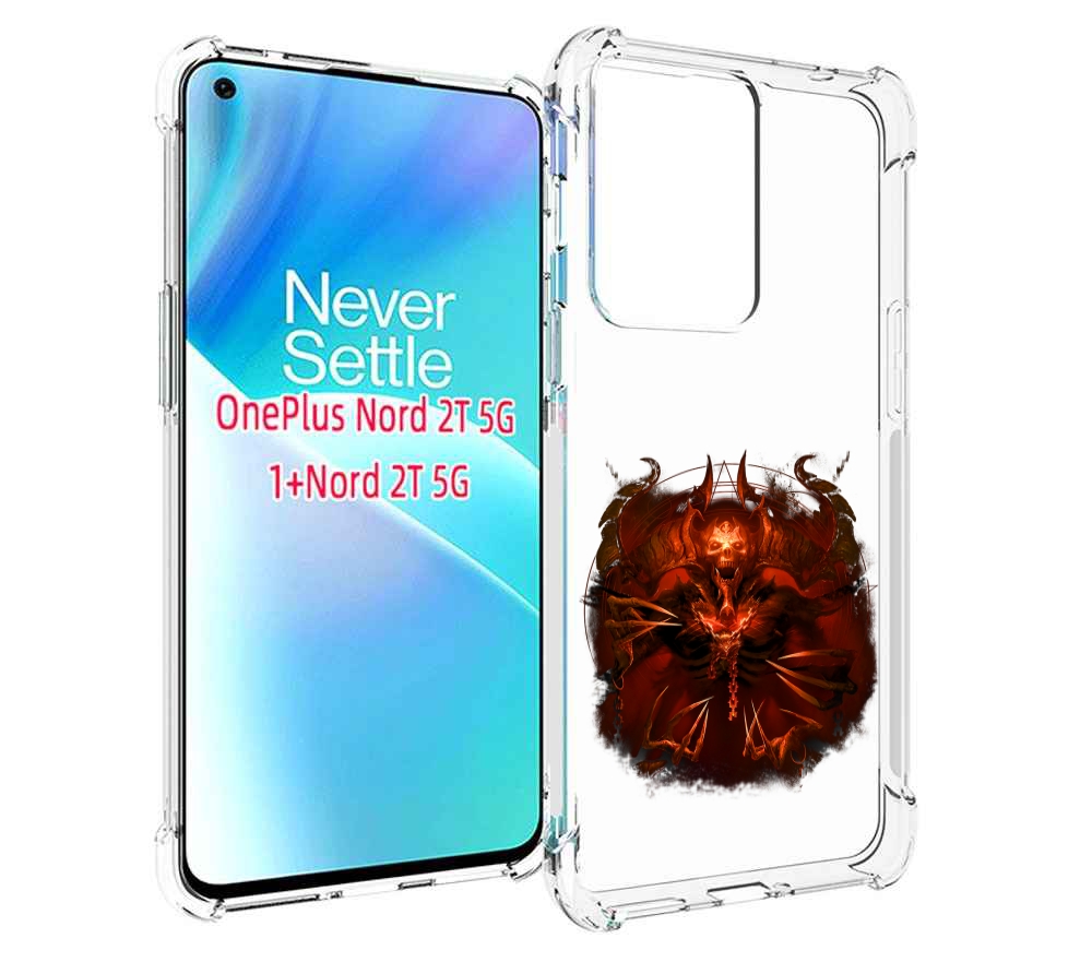

Чехол MyPads яркий демон для OnePlus Nord 2T, Прозрачный, Tocco
