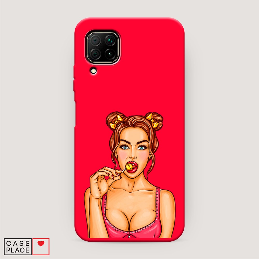 

Чехол Awog на Huawei P40 Lite/Nova 6 SE/Nova 7i "Вкусный леденец", Разноцветный