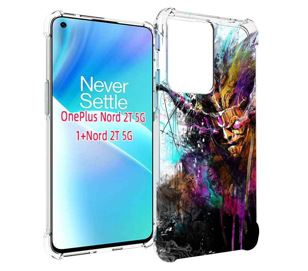 

Чехол MyPads яркий дьявол для OnePlus Nord 2T, Прозрачный, Tocco