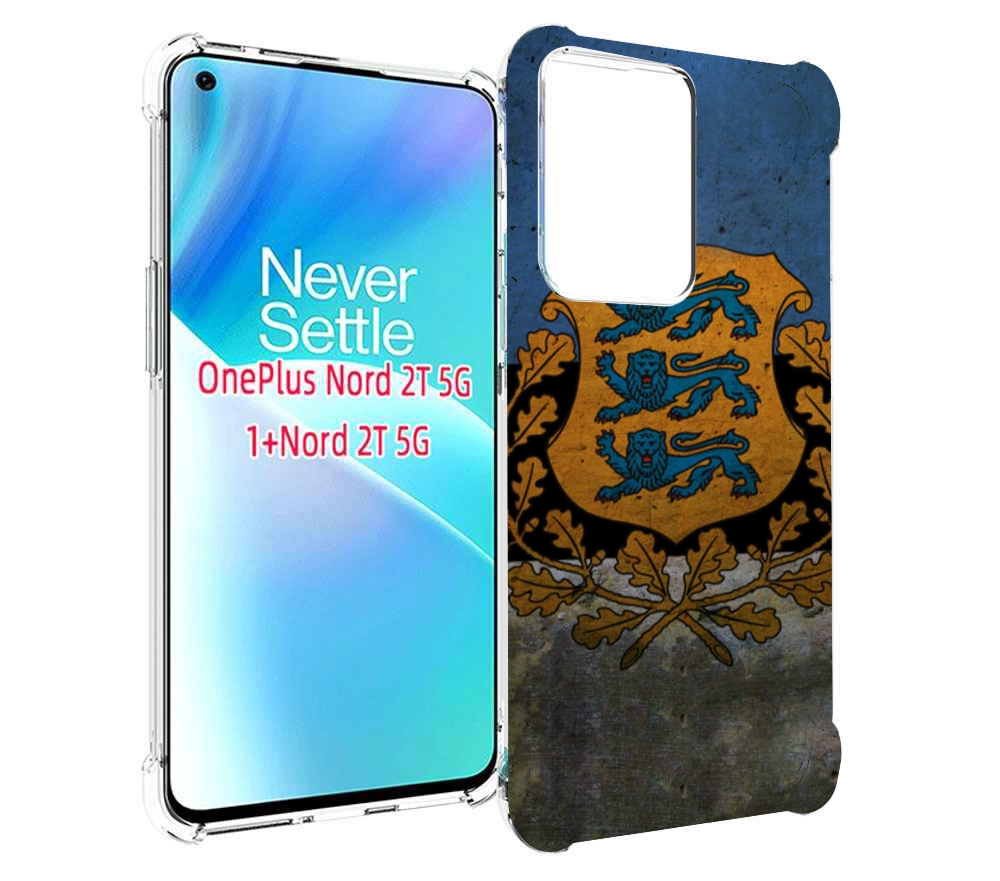

Чехол MyPads герб флаг эстонии для OnePlus Nord 2T, Прозрачный, Tocco