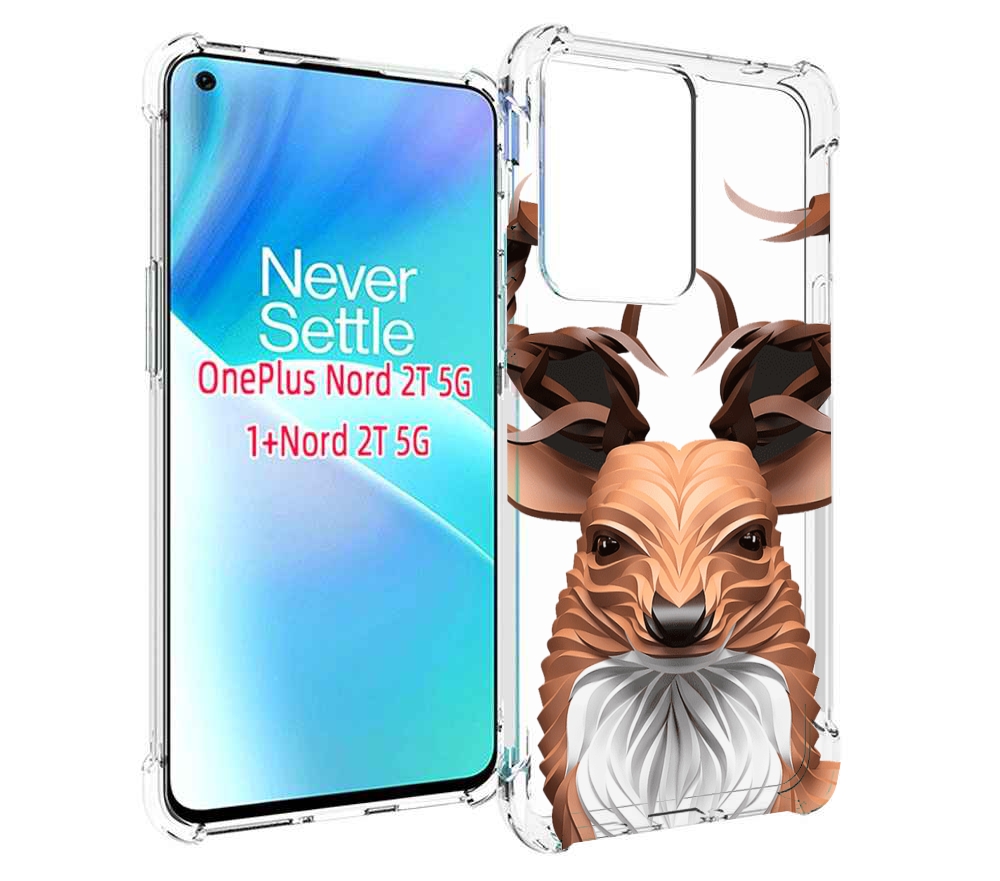 

Чехол MyPads 3D-олень для OnePlus Nord 2T, Прозрачный, Tocco