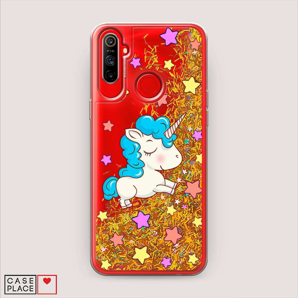 

Чехол Awog на Realme C3 "Звездный единорог", Разноцветный, 253090-1
