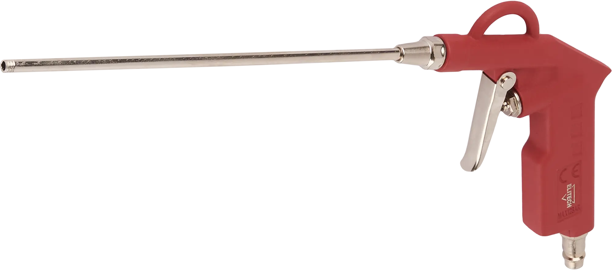 Пистолет продувочный пневматический Elitech удлиненное сопло 200 л/мин пневматический продувочный пистолет эврика