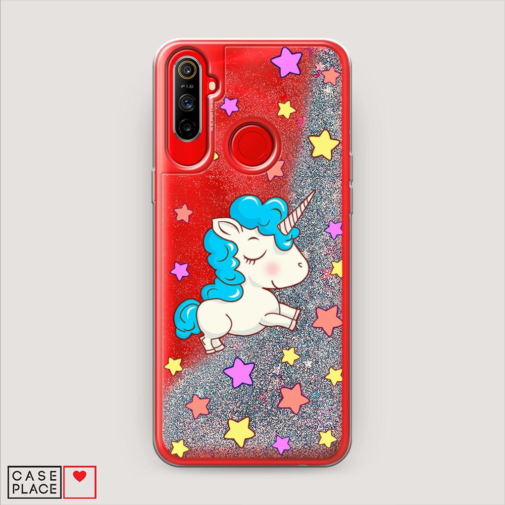 

Чехол Awog на Realme C3 "Звездный единорог", Разноцветный, 253091-1