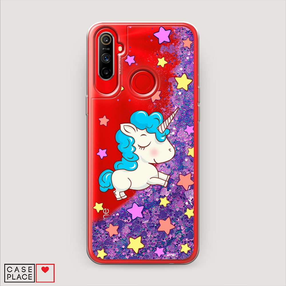 

Чехол Awog на Realme C3 "Звездный единорог", Разноцветный, 253092-1