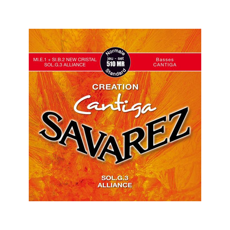 

Комплект струн для классической гитары Savarez Creation-Cantiga 510MR, Savarez Creation-Cantiga 510MR